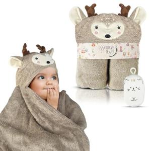 Capa de Baño con Capucha para Bebe y Esponja Regalo | Toall…