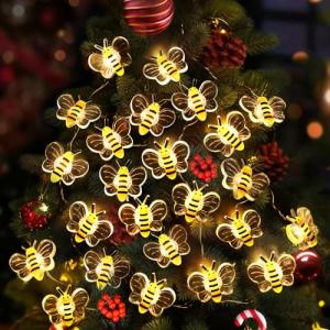 Coquimbo Guirnaldas Luces, 3M 30LED Cadena de Luces de Abej…