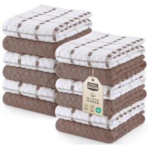Utopia Towels Toallas de Cocina, 38 x 64 cm, 100% algodón H…