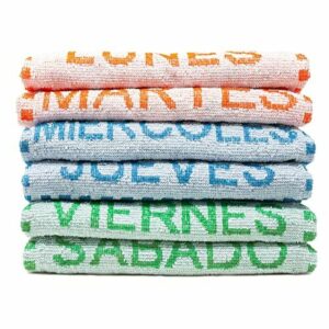 QILZO® 6 Paños de Cocina 50 x 44cm 350 g/m² Algodón, Toalla…