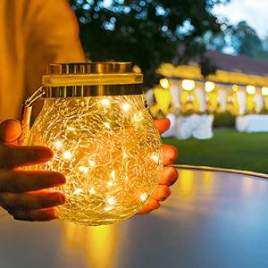 Ovker Farolillos Solares Colgantes, 30 LED Linterna Solar E…