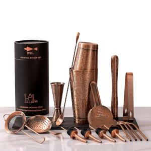 Sky Fish® Juego de Coctelera Boston | 18 Piezas Kit de Barm…