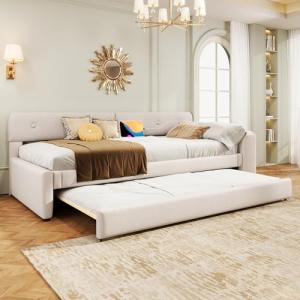 Moimhear Sofá cama, cama de día, 90 x 200 cm, sofá cama con…