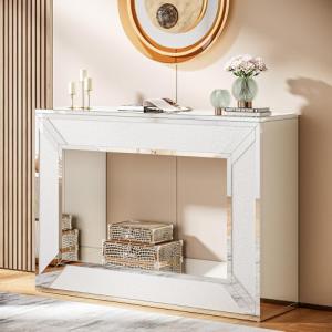Tribesigns Mesa consola 120 × 30 × 85 cm, moderna mesa de e…