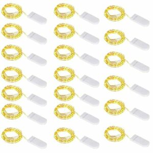 Wodasi 10 Piezas Cadena de Luces con Pilas, 1M 10 LED Alamb…