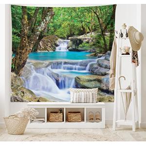 ABAKUHAUS Cascada Tapiz de Pared y Cubrecama Suave, Imagen…