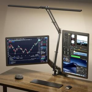 SKYLEO Lámpara LED Escritorio, ​Lámpara de Escritorio de Do…