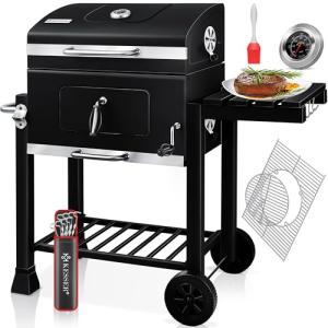 KESSER® Parilla de Carbón con Carrito Grill con Tapa, Rueda…