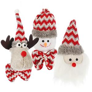 com-four® 3X Duendes navideños Premium para Adornos navideñ…