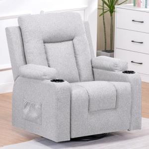 COMHOMA Sillón Relajante de Tela con Función Reclinable, Si…