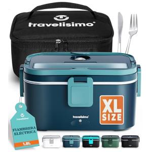 TRAVELISIMO - Fiambrera Electrica Extra Grande 1,8L - Taper…