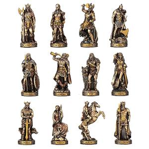 Veronese Design Juego de 12 estatuas en Miniatura de Dioses…