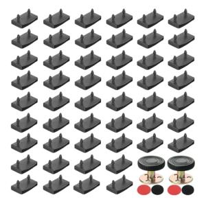 ZBHDEYG 50 somieres, 2 anclajes de cama, soportes para somi…