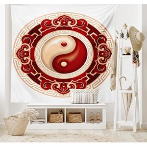 ABAKUHAUS Ying Yang Tapiz de Pared, Cultural Tradicional, p…