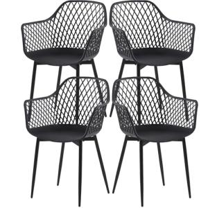 buybyroom Sillas de Comedor, Sillas de Cocina Pack 4 con Re…