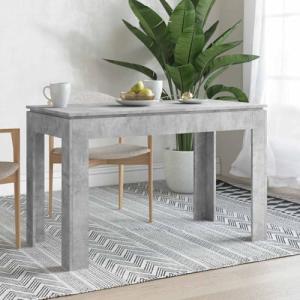 UJCHVHN Item-Mesa de comedor de hormigón gris 120 x 60 x 76…