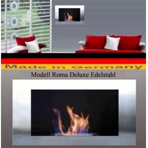 Gel y etanol Chimenea modelo Roma Deluxe Acero inoxidable