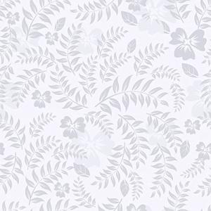 VEELIKE Papel Pintado Hojas Gris Vintage Papel Pintado Flor…