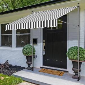 Toldo retráctil manual ajustable con manivela, parasol inde…