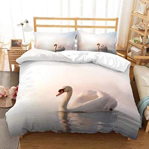Chickwin Juego de Ropa de Cama 3D, 3 Piezas Alergia Microfi…