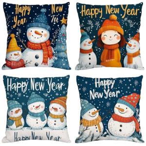 Navidad Cojines Exterior Impermeable Terciopelo Fundas Coji…