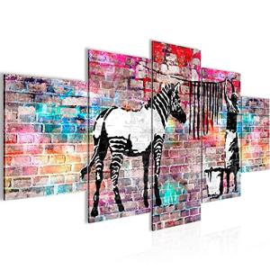 Runa Art - Cuadros Decorativos Banksy Lavado Cebra 200 x 10…