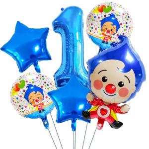 6 Piezas Globos de Cumpleaños Circo, Decoraciones de globos…