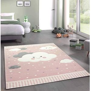 CARPETIA Alfombra para niños Alfombra para bebés Nube en Ro…