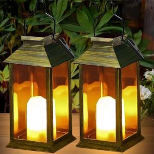Joycome Farolillos Solares Exterior 2 Piezas Grande Lampara…