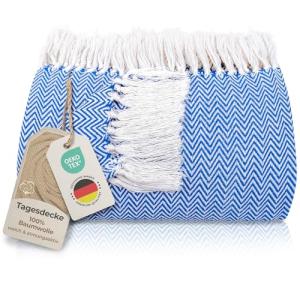 Gräfenstayn Premium Manta sofá con Flecos - 100% Algodón -…