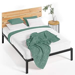 Zinus Paul de 36 cm, estructura de cama de metal y madera,…