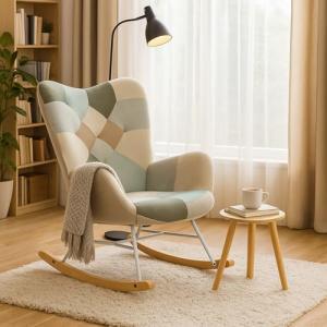 MEUBLE Cosy Sillón Relax, Mecedora Cómoda, Silla Balancín d…