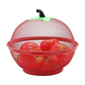 Aleker Frutero, cesta de frutas de malla con forma de manza…