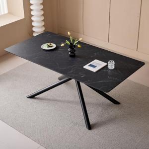 JZGORC Mesa de Comedor Rectangular, Mesa de Cocina Moderna,…