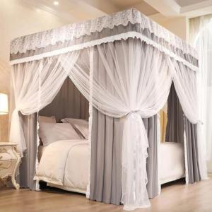 ZYJIX Dosel De Cama con 4 Postes Esquineros para Cama De Ni…