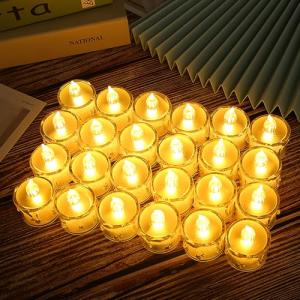 IGUGI 36 velas LED de té,elas LED Sin Llama,lámpara de vela…