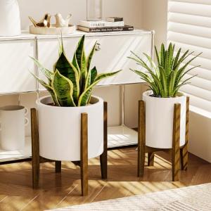 Bamworld Soporte para Plantas Interior Exterior Estantería…