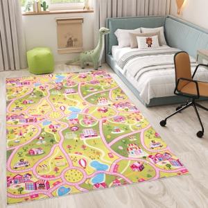 TAPISO Flannel Alfombra Antideslizante Lavable Diseño Moder…