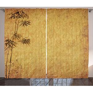 ABAKUHAUS japonés Cortinas, Bambú del diseño del Arte del G…