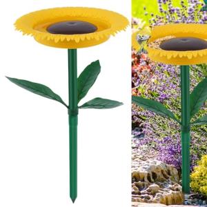 Bebedero para pájaros de pie, diámetro 24 cm, baño para páj…