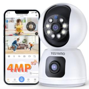 YESYAMO Cámara Vigilancia WiFi Interior 2K 4MP, Cámara Vigi…