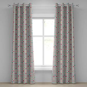 ABAKUHAUS marroquí Cortina de Ojales, Cuatrifolio, Cortinas…