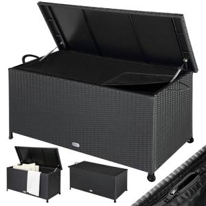 CASARIA® Baúl de Almacenamiento Exterior XXL 270L 117x53x60…