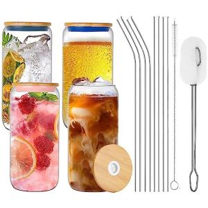 LATERN 10 Piezas Cerveza Latas Vasos Juego, 4 Piezas 20oz /…