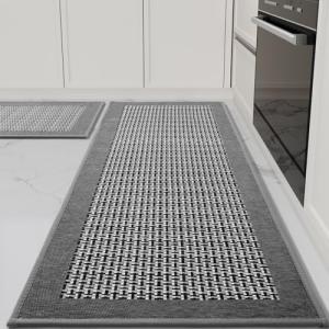 SIXHOME Alfombrillas de Cocina Antideslizantes Lavables Mod…