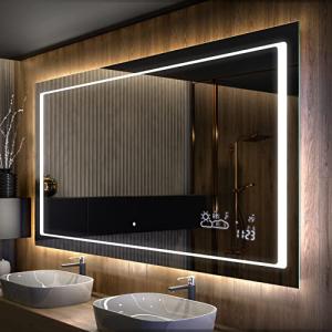 A ARTFORMA Espejo de Baño con Iluminación LED - 140x80 - Lu…