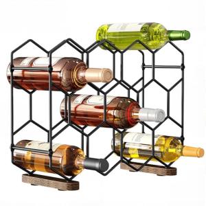 Nuovoware Estante de Vino para Mostrador, 14-Botellas de Vi…