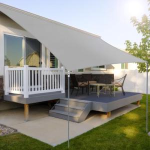 Toldo Vela Rectangular 4x5M, Protección Rayos UV, Impermeab…
