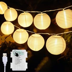 Uping Guirnalda Luces Exterior Interior Farolillo de Luz co…