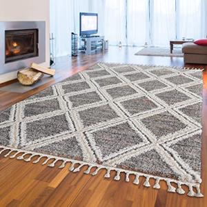 Teppich-Traum Moderna Alfombra de Pelo Alto con un desenfad…